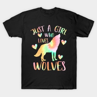 just a girl who loves wolves T-Shirt